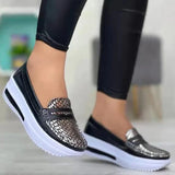 Niulatu Women Shoes Slip On Platform Shoes For Casual Women Sneakers Summer Sports Sneaker Chaussure Femme Soft Vulcanized Shoes Loafers DJSE
