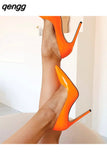 Niulatu women's shoes with free shipping 2025 spring new sexy elegant high heels party wedding profession multicolor thin heels ladies DJSE