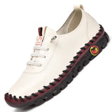 Niulatu Loafers Woman Spring Autumn Orthopedic Sneakers Mom Cozy Oxford Leather Moccasins Ladies Flat Shoes DJSE