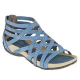 Niulatu and Summer Plus Size Ladies Sandals Breathable Adult Sports Black Fish Mouth Viscose Shoes Roman Women's Peep Toe DJSE