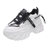 Niulatu Sneakers Women 2025 Autumn Hidden Heels Mix Color Breathable Mesh Sport Shoes Woman Thick Bottom Vulcanize Shoes DJSE
