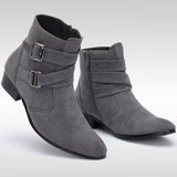Niulatu Men Boots 2025 Fashion Microfiber Leather Fur Boots Winter Nubuck Leather Warm Men Shoes Outdoor boots 188 DJSE