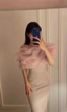 Niulatu Pleated Off Shoulder Sheath Long Evening Dress Party Dress HZ1007
