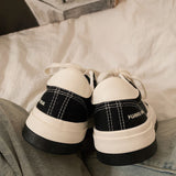 Niulatu Women Summer Shoes 2025 Casual Black Patchwork Canvas Sneakers Spring Students Outdoor Daily Wear Female Espadrilles DJSE