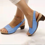 Niulatu Women Sandals 2025 Women Heels Sandals Summer Shoes For Women Peep Toe Platform Sandalias Mujer Elegant Medium Heel Shoes Female DJSE