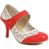 Niulatu Lady Mary Janes Pumps Hook Loop Cotout High Heels Casual Pink Fashion Vintage Heeled Summer Shoes Footwear Woman DJSE