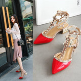Niulatu Woman 2025 Summer Ladies High Heels Valentine Shoes Female Pointed Toe Pumps For Womens Shoe Zapatos Chaussure Femme DJSE