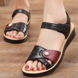 Niulatu Shoes Women Sandals Fashion Women's Shoes Open Toe Women Walking Sandals Solid Color Zapatillas Mujer Female Flat Shoes DJSE