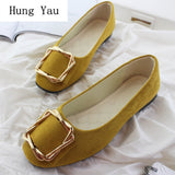 Niulatu 2025 Women Flats Luxury Elegant Pumps Woman Loafers Summer Moccasins Ballerinas Flat Casual Shoes Ladies Plus Size 43 DJSE