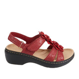 Niulatu Women Reported Wedges Orthopedic Shoes Flowers Decoration Comfortable Walking Sandals Women Beach Shoes DJSE