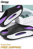 Niulatu Men Casual Beach Slippers 2025 Summer New Luxury Soft EVA Hollow Unisex Sport Sandals Women Platform Slides Shoes Zapatos Hombre DJSE