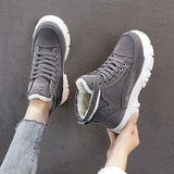 Niulatu Casual Shoes Lace-up Fashion Sneakers Platform Snow Boots Winter Women Boots Warm Plush Women's Shoes Zapatos De Mujer DJSE