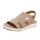 Niulatu Women Shoes Summer 2025 Fish Flying Velcro Women Casual Sandals Comfort Flat Sneaker Sandals Women's Size 43 Zapatillas Muje DJSE