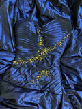 Niulatu Style Ball Gown Sweetheart Prom Dresses Long Evening Gown Navy Blue Formal Party Dress SD1296