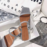 Niulatu Med Heels Party Mules Shoes Ladies 2025 New Women Slides Fashion Shoes Female Concise PU Shoes Ladies Slippers DJSE