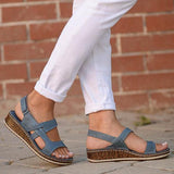 Niulatu Women Sandals Classic Summer Soft Bottom Wedges Shoes For Woman Heels Sandals Beach Chaussures Femme Women Casual Sandals DJSE