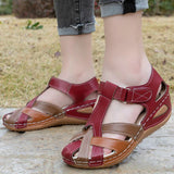 Niulatu 2025 Summer Women Sandals Shoes Fashion Women Walking Sandals Open Toe Shoes For Women Soft Plus Size Footwear DJSE