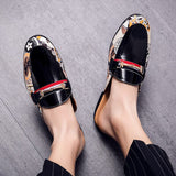Niulatu Outdoor Mixed Colors Men Half Loafers Patent Leather Half Shoes Fashion Lightweight Slippers Breathable Man Casual Mules DJSE