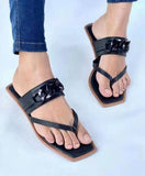 Niulatu Women Sandals Summer Shoes Clip Toe Casual Buckle Ladies Slides Fashion Beach Shoes Female Flats Slippers New Flip Flops DJSE