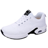Niulatu Women's Fashion Air Cushion Sports Running Flat Soft Bottom Sneaker Mesh Breathable Casual Shoes for Women 2025zapatillas Mujer DJSE