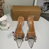 Niulatu High Heels Woman Summer Transparent Sandals High Heel Shoes Elegant Party Pumps Female Sexy Heeled Sandal DJSE