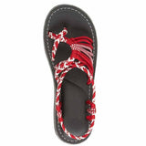 Niulatu Shoes Woman Sandals Color Matching Rope Knot Beach Toe Sandals Fashion Comfortable Women Plus Size Shoes DJSE