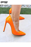 Niulatu women's shoes with free shipping 2025 spring new sexy elegant high heels party wedding profession multicolor thin heels ladies DJSE