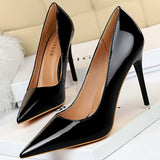Niulatu Shoes Patent Leather Shoes Woman Pumps High Heels Stiletto Heels 10.5 Cm Red Wedding Shoes Bridal Shoes Women Heels 2025 DJSE
