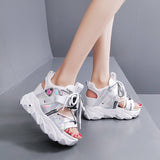 Niulatu Women Fashion Designer Height Increasing Ladies Sandal High Heels Shoes Woman Sport Beach Sandalias Wedges Platform Sandals DJSE