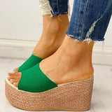 Niulatu 2025 New Summer Women's Sandals Peep-Toe Shoes Woman High-Heeled Platfroms Casual Wedges For Women High Heels Shoes DJSE