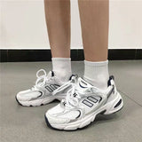 Niulatu wind reflective old shoes women 2025 spring sports casual shoes flat breathable comfortable women's shoes DJSE