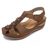 Niulatu Women Shoes Summer Women's Large Non Slip Lightweight Round Head Super Comfortable Slope Heel Comfortable Outdoor Sandals Women DJSE