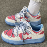 Niulatu Women Sneakers Casual Shoes Breathable Women's Vulcanize Shoes Ladies Flats Youth Trend Sport Shoes For Women Men 44 DJSE