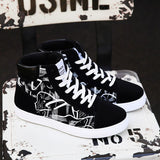Niulatu of High-top Shoes Student Men's Shoes 2025 New Casual All-match Canvas Shoes Men Shoes Fashion Trend Sports Shoes DJSE