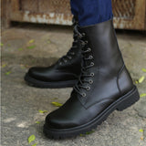 Niulatu Tactical Ankle Boots Men Outdoor Leather Winter Fur Warm Man Boots Us Army Hunting Boots For Men Shoes Casual Black Bot DJSE