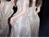 Niulatu Off The Shoulder Mermaid Prom Dress Long Evening Dress HZ1007