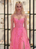 Niulatu Applique Tulle Prom Dresses for Women 2025 Spaghetti Straps Ball Gown Formal Evening Party Gown with HZ1007