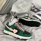 Niulatu Women Sports Shoes Vulcanized Sneakers Women's Flat Shoes Fashion Casuals Sneakers Walking Shoes Couple Outdoor Footwear DJSE
