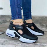 Niulatu Fashion Women Casual shoes Platform Solid Color Flats Ladies Shoes Casual Breathable Wedges Ladies Walking Sneakers DJSE