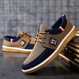 Niulatu Men's Canvas Shoes Lightweight Sports Shoes Casual Mesh Breathable Vulcanized Shoes Classic Fashion Lace Up Work Shoes 2025 DJSE