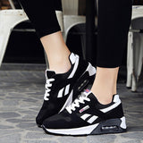 Niulatu Women Air Cushion Sports Shoes Outdoor Running Lace Up Ladies Shoes Woman Sneakers Tenis Feminino Casual Flats DJSE