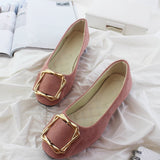 Niulatu 2025 Women Flats Luxury Elegant Pumps Woman Loafers Summer Moccasins Ballerinas Flat Casual Shoes Ladies Plus Size 43 DJSE