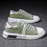 Niulatu Men's Vulcanize Shoes Canvas Male Sneakers Fashion Lace-up Solid Lovers Couple Shoes Rubber Flat Autumn Casual Man Shoess6g DJSE