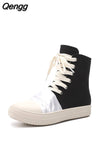 Niulatu for Men and Women Couples Thick-soled Canvas Shoes for Fall/winter 2025 New Wild Student Casual Shoes Tide DJSE