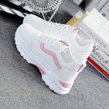 Niulatu Women Sneakers 2025 Fashion Casual Shoes Woman Comfortable Breathable White Flats Female Platform Sneakers Chaussure Femme DJSE