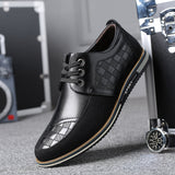 Niulatu Big Size Casual Shoes Men Business Breathable Men Casual Shoes Hot Sale Fashion Brand Brown Casual Men Shoes DJSE