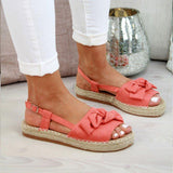 Niulatu Women Flat Sandals Summer Ladies Gladiator Peep Toe Elastic Band Sandals Fashion Platform Shoes woman Casual Footwear DJSE