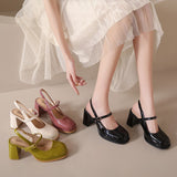 Niulatu Non-slip Round Toe Sandals Shoes Ladies Casual Summer Slingbacks Beach Elegant Shoes Korean Party Shoes Woman Design DJSE