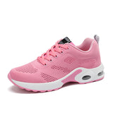 Niulatu Women's Fashion Air Cushion Sports Running Flat Soft Bottom Sneaker Mesh Breathable Casual Shoes for Women 2025zapatillas Mujer DJSE