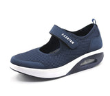 Niulatu Sneakers Women Fashion Mesh Breathable Casual Wedge Platform Hiking Shoes Female Tenis Feminino Zapatillas Mujer DJSE